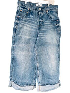 Urban Outfitters BDG Jeans Womens 28 Wide-Leg Folded Cuff Loose Slouchy